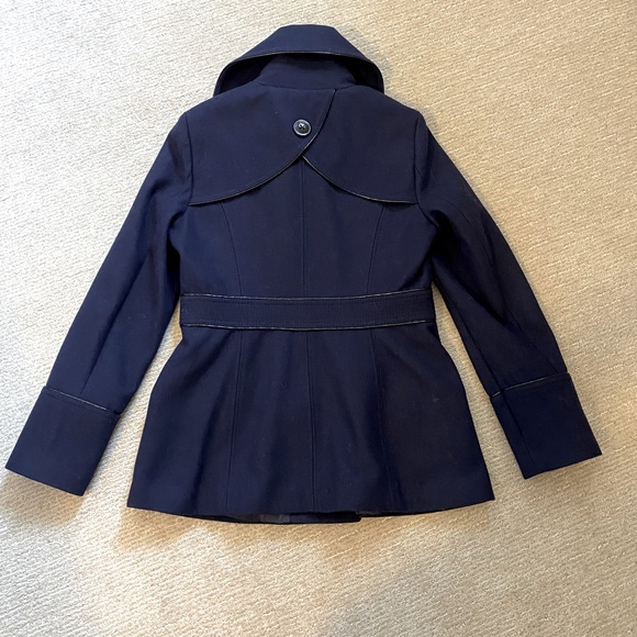 Miss Sixty Wool PeaCoat. Excellent condition. Navy Size M. Nonsmoking home. - Picture 2 of 10